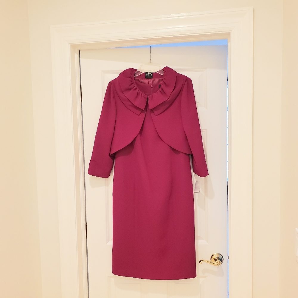 Womens Magenta Dress set size 8 - Bigio Collection
